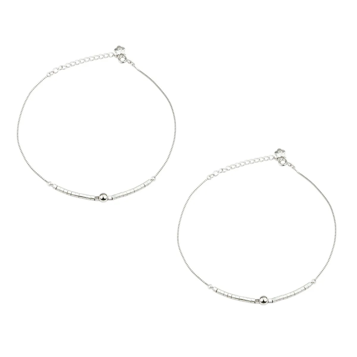 Silver Grace Anklets,