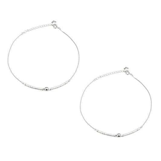 Silver Grace Anklets,