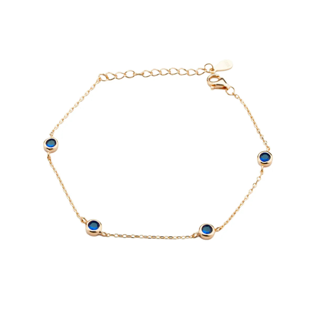 Midnight Glow Rose Gold Silver Bracelet