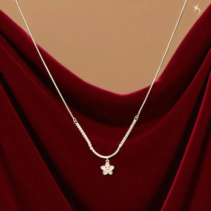 Blossom Gleam Necklace - 925 Silver