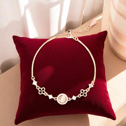 Blush Bloom Bracelet - 925 Silver