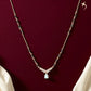 Celeste Drop Mangalsutra Necklace - 925 Silver