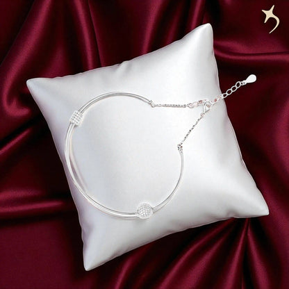 Celestia Curve Bracelet - 925 Silver