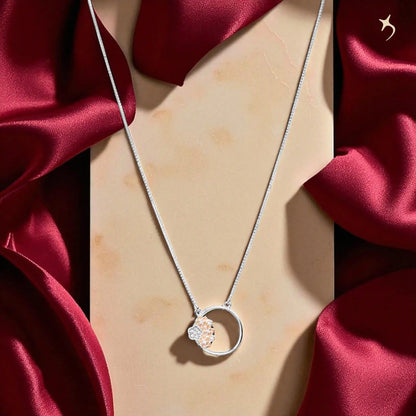 Celestial Bloom Necklace - 925 Silver