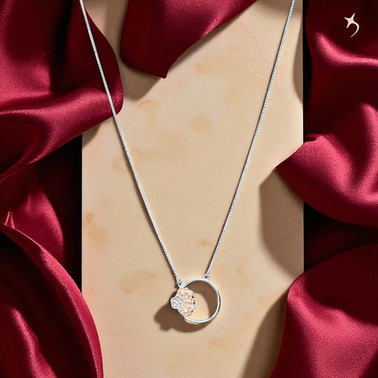 Celestial Bloom Necklace - 925 Silver