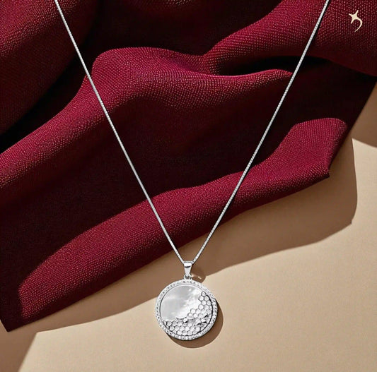 Celestial Hive Necklace - 925 Silver