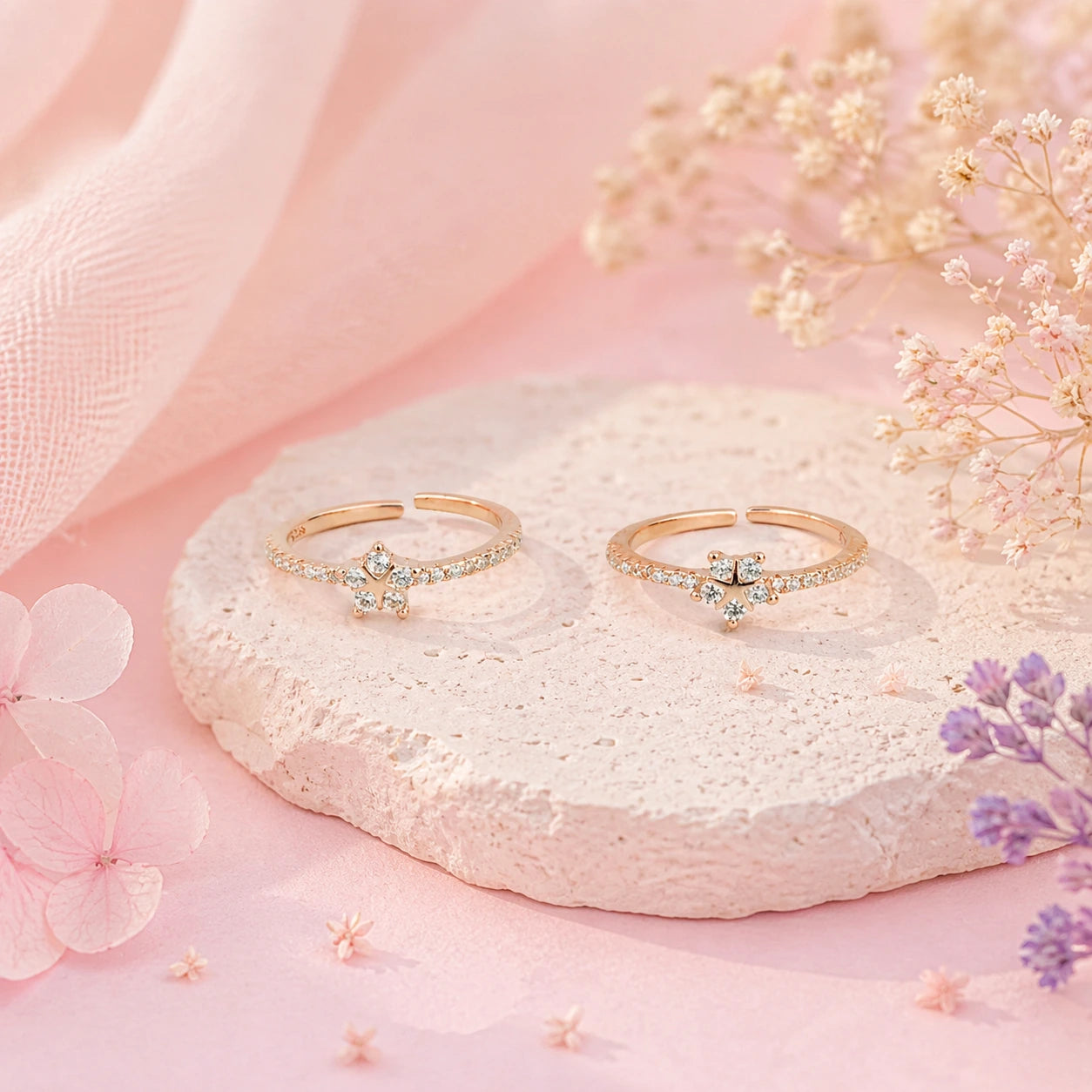 Starlume Adjustable Toe Ring-925 Silver
