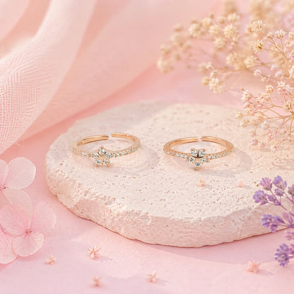 Starlume Adjustable Toe Ring-925 Silver