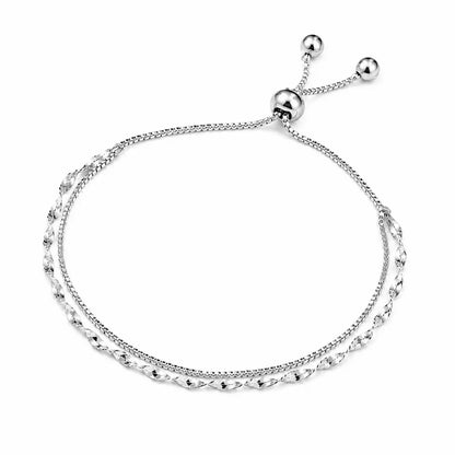 Aurora Twist Rose Gold Bracelet
