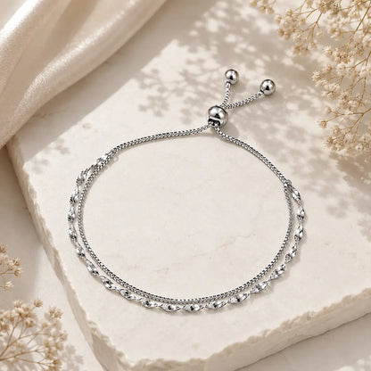Aurora Twist Rose Gold Bracelet