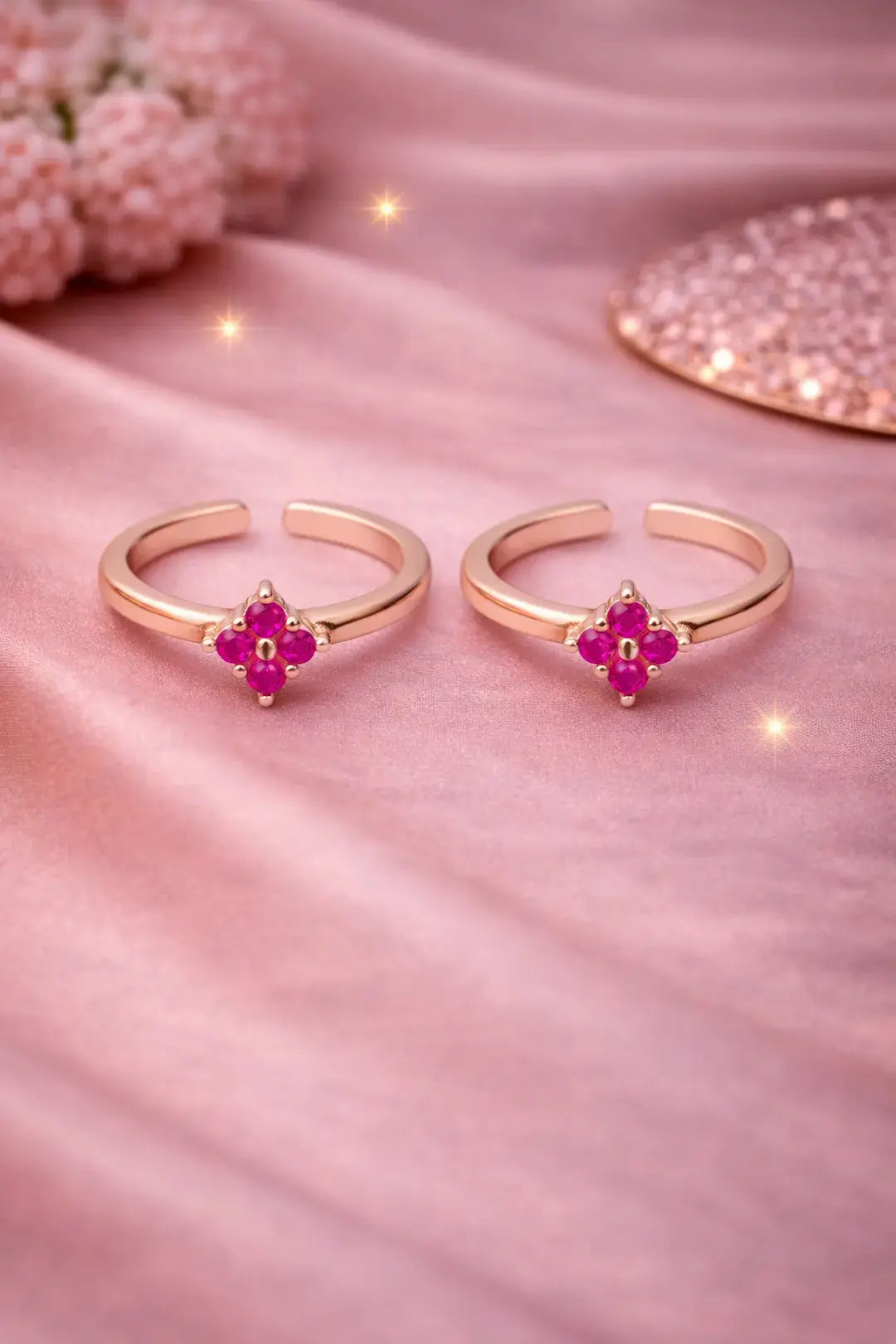 Velora Bloom 925 Silver Adjustable Toe Ring