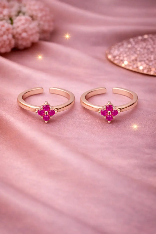 Velora Bloom 925 Silver Adjustable Toe Ring