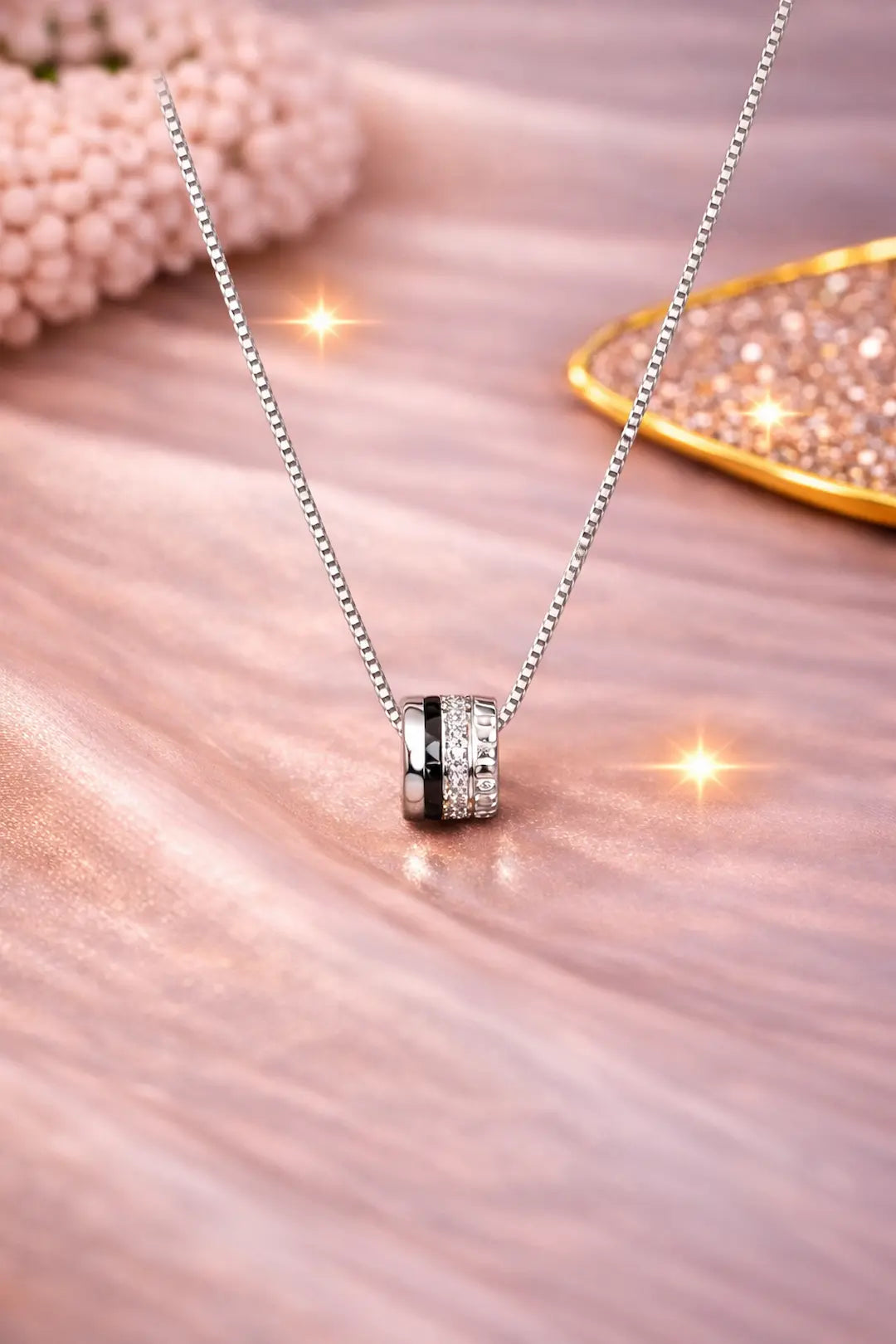 AuraLink 925 Silver Adjustable Necklace