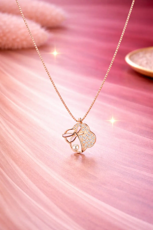 Aurora Bloom 925 Silver Adjustable Charm Chain