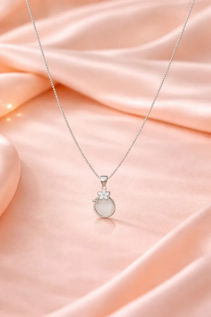 Blossom Glow Necklace - 925 Silver