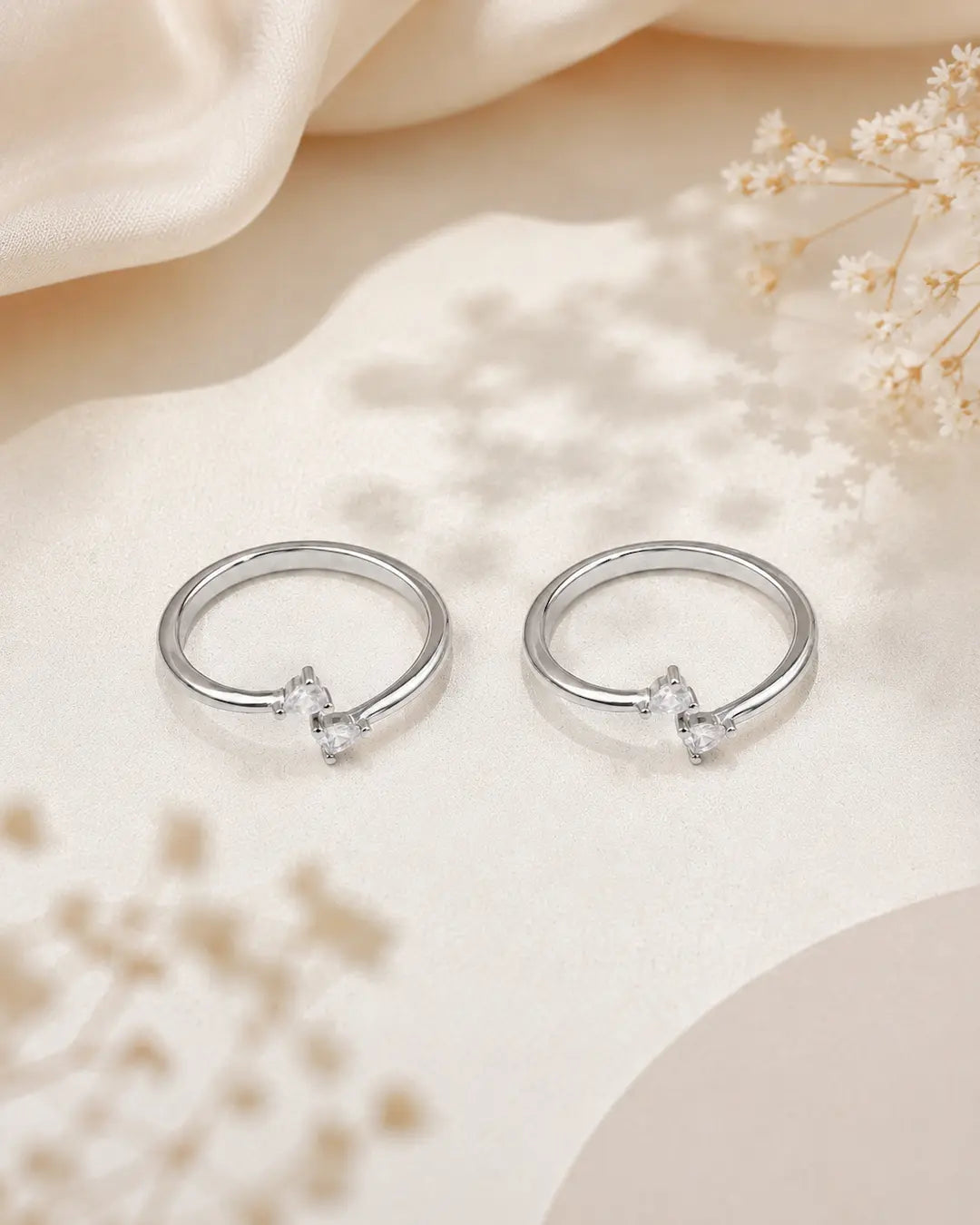 Liora Duo Spark 925 Silver Toe Ring
