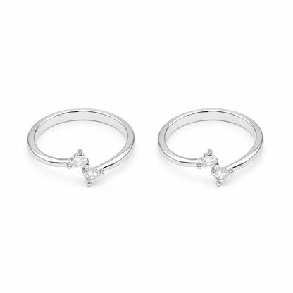 Liora Duo Spark 925 Silver Toe Ring