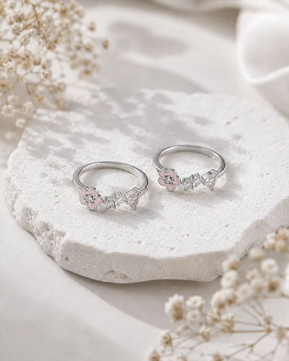 Blossom Veil Toe Ring