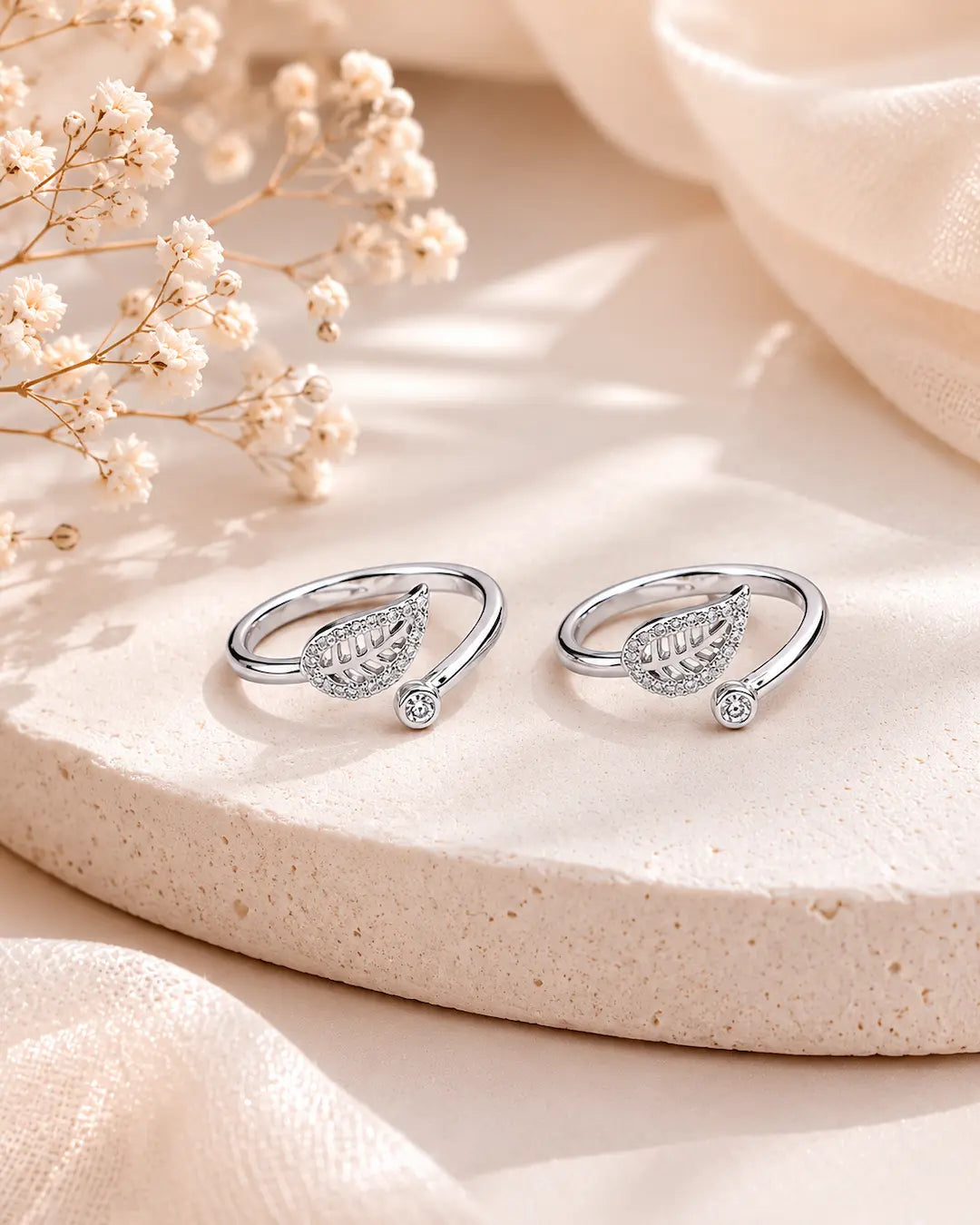 Verdelle Silver Toe Ring