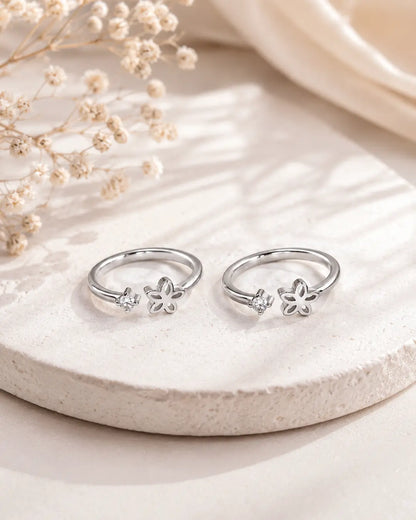 Floréa Silver Toe Ring