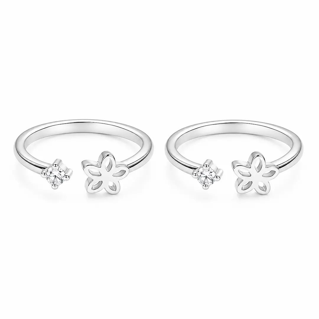 Floréa Silver Toe Ring