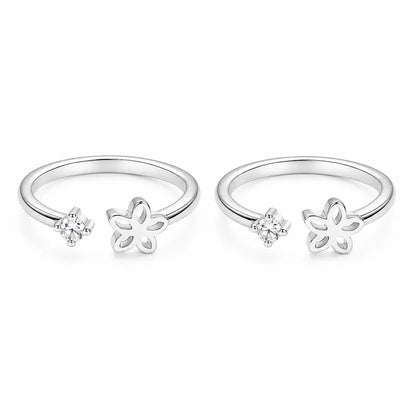 Floréa Silver Toe Ring
