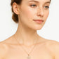 Petal Pearl Blossom Pendant Necklace - 925 Silver