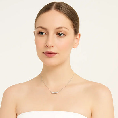 Starlit Whisper Necklace - 925 Silver