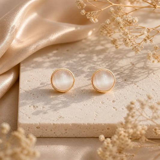 The Luna Glow Earrings - 925 Silver