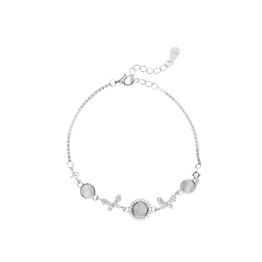 Moonlit Grace Bracelet - 925 Silver