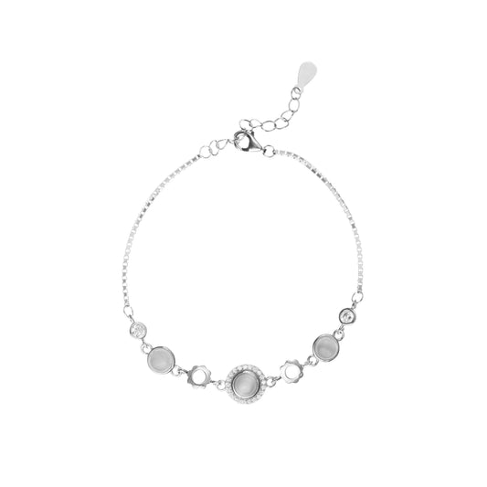 Luna Glow Silver Bracelet,