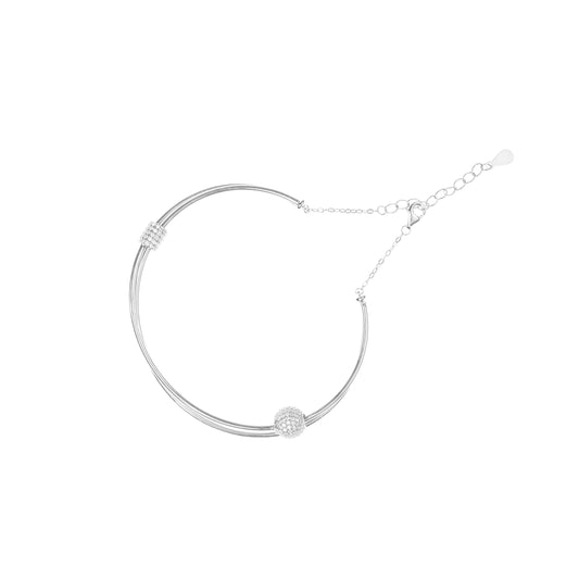 Celestia Curve Bracelet - 925 Silver