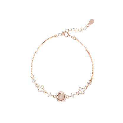 Blush Bloom Bracelet - 925 Silver