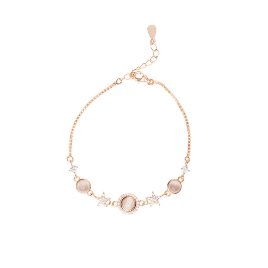 Stellar Blush Bracelet - 925 Silver