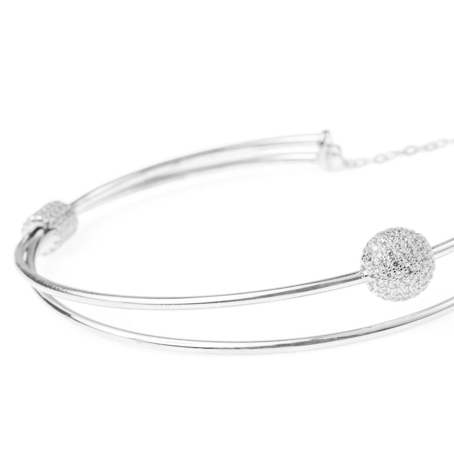 Celestia Curve Bracelet - 925 Silver