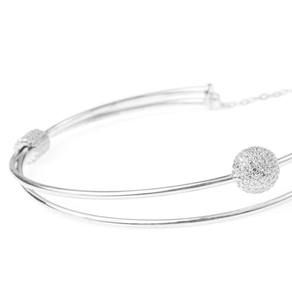 Celestia Curve Bracelet - 925 Silver