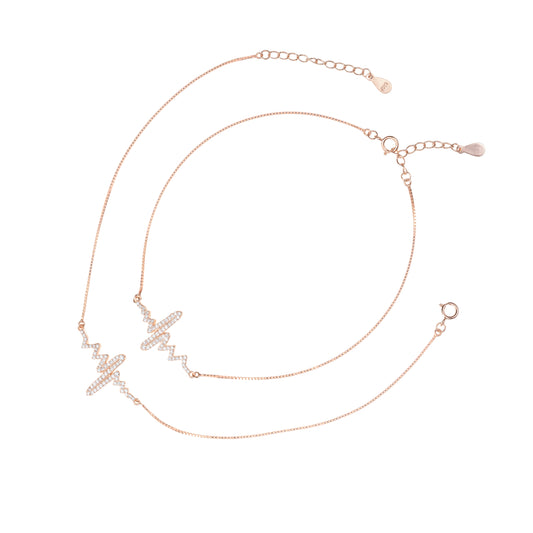 Rose Pulse Radiance Anklet,