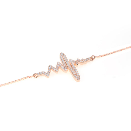 Rose Pulse Radiance Anklet,