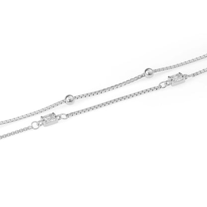Twilight Sparkle Sterling Silver Anklet - 925 Silver