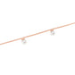 Blush Pearl Dangle Anklet,