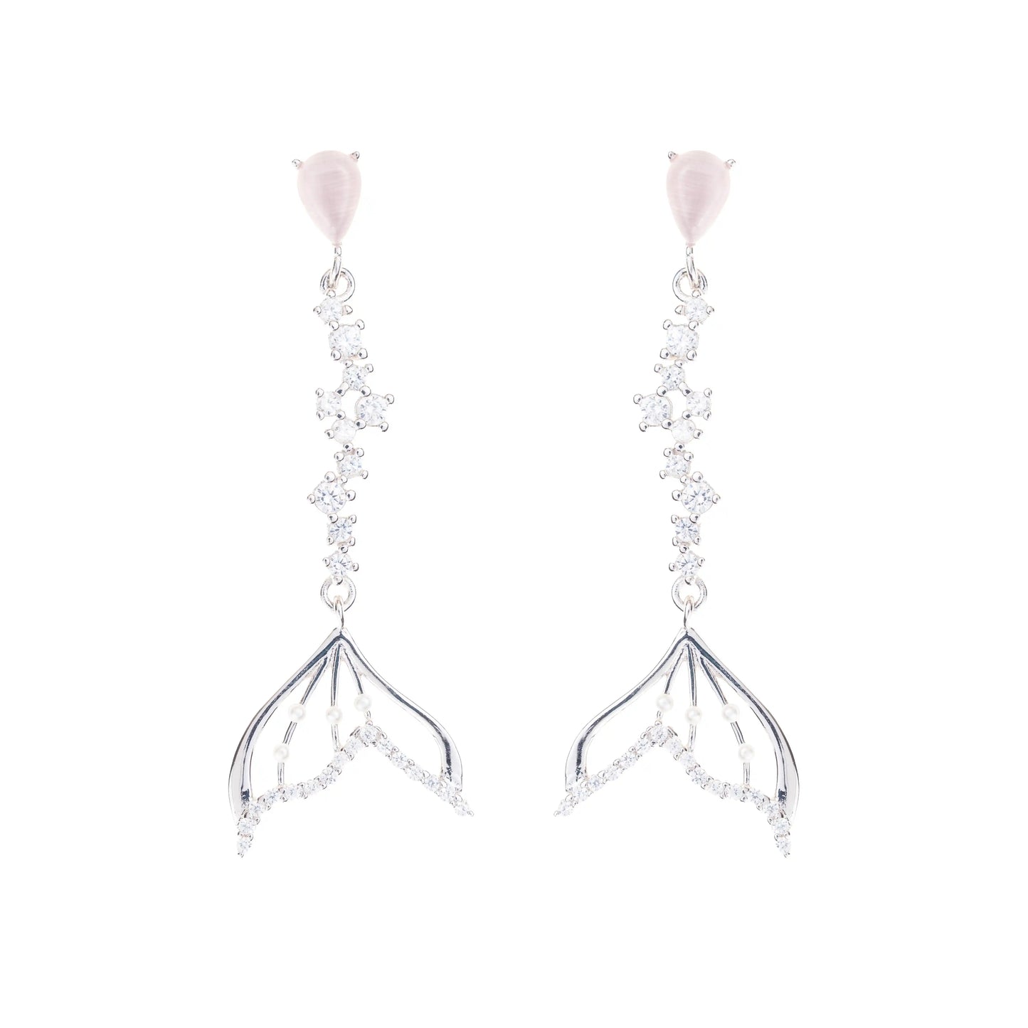 Mermaid Whisper Earrings - 925 Silver