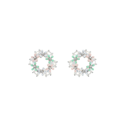 The Pastel Bloom earrings - 925 Silver
