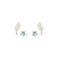 Verdant Whisper Earrings - 925 Silver