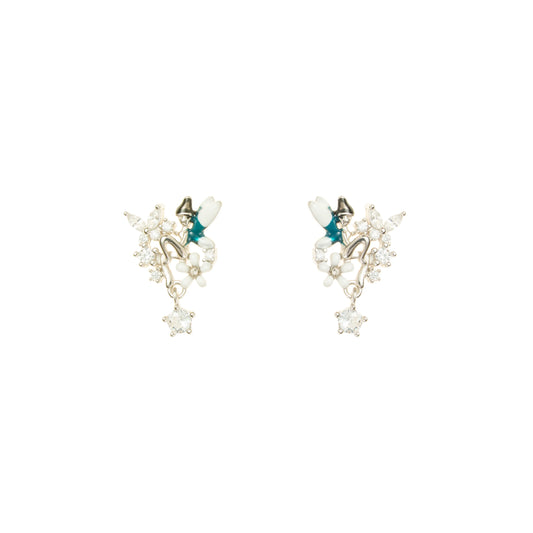 The Songbird Garden Earrings - 925 Silver