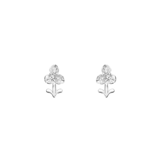 The Blossom Charm Sterling Silver Earrings - 925 Silver