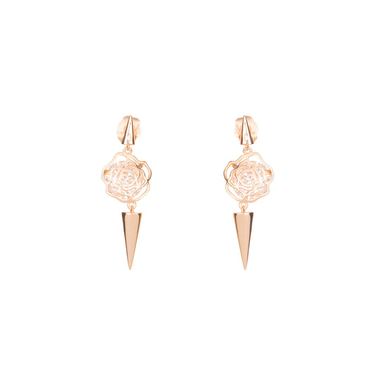 Rose Thorn Drop Earrings
