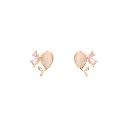 The Petal Whispers Studs - 925 Silver