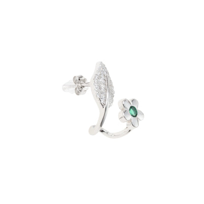Verdant Whisper Earrings - 925 Silver