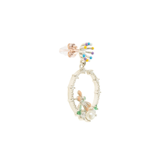 Celeste Bloom Hoops - 925 Silver