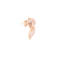 The Foxy Grace Rose Gold Studs - 925 Silver